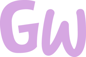 lettre du logo g et w