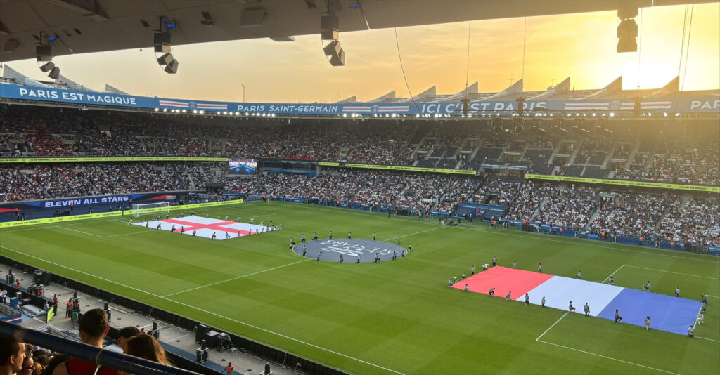 photo du parc des princes lors de l'Eleven All Stars